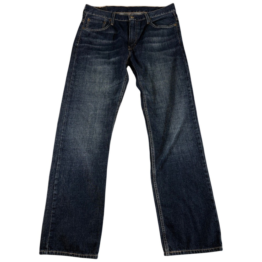 Levi's 569 Jeans Men's 33x34 Dark Blue Loose Straight Relaxed Western Heritage